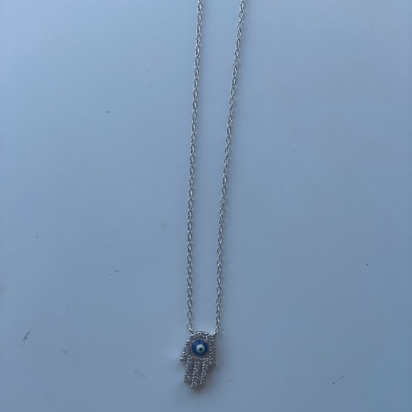 Jewelry - Silver Hamsa Necklace